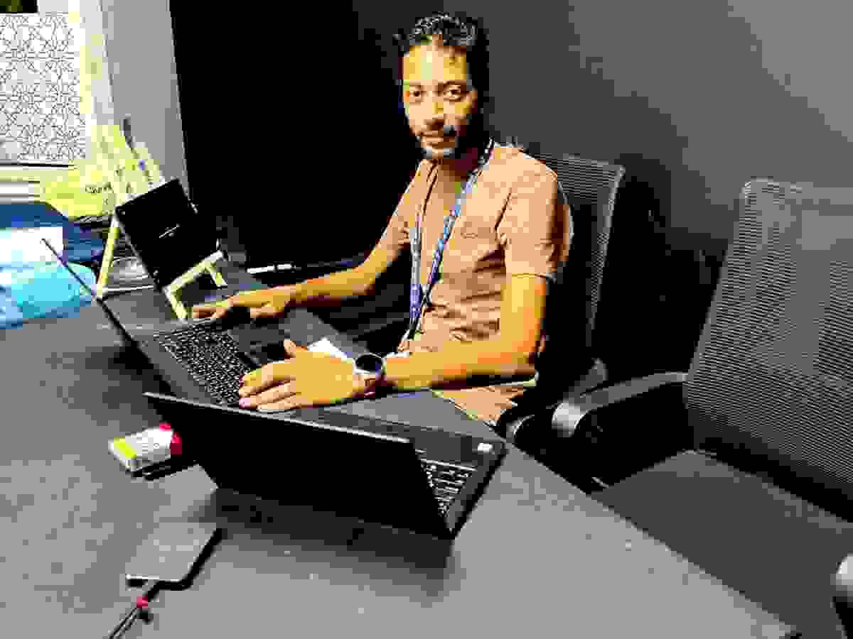 Abdullah the carpenter The team at the Nawaf Khalid Foundation is very professional. They helped me significantly improve the monitoring system in my organization. The Nawal Khalid Foundation for Information Technology has helped many companies enhance their security systems and improve their private networks. Cameras and networks