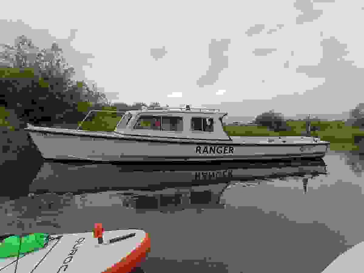 Broads Ranger Toby doing his rounds of keep us safe on the water