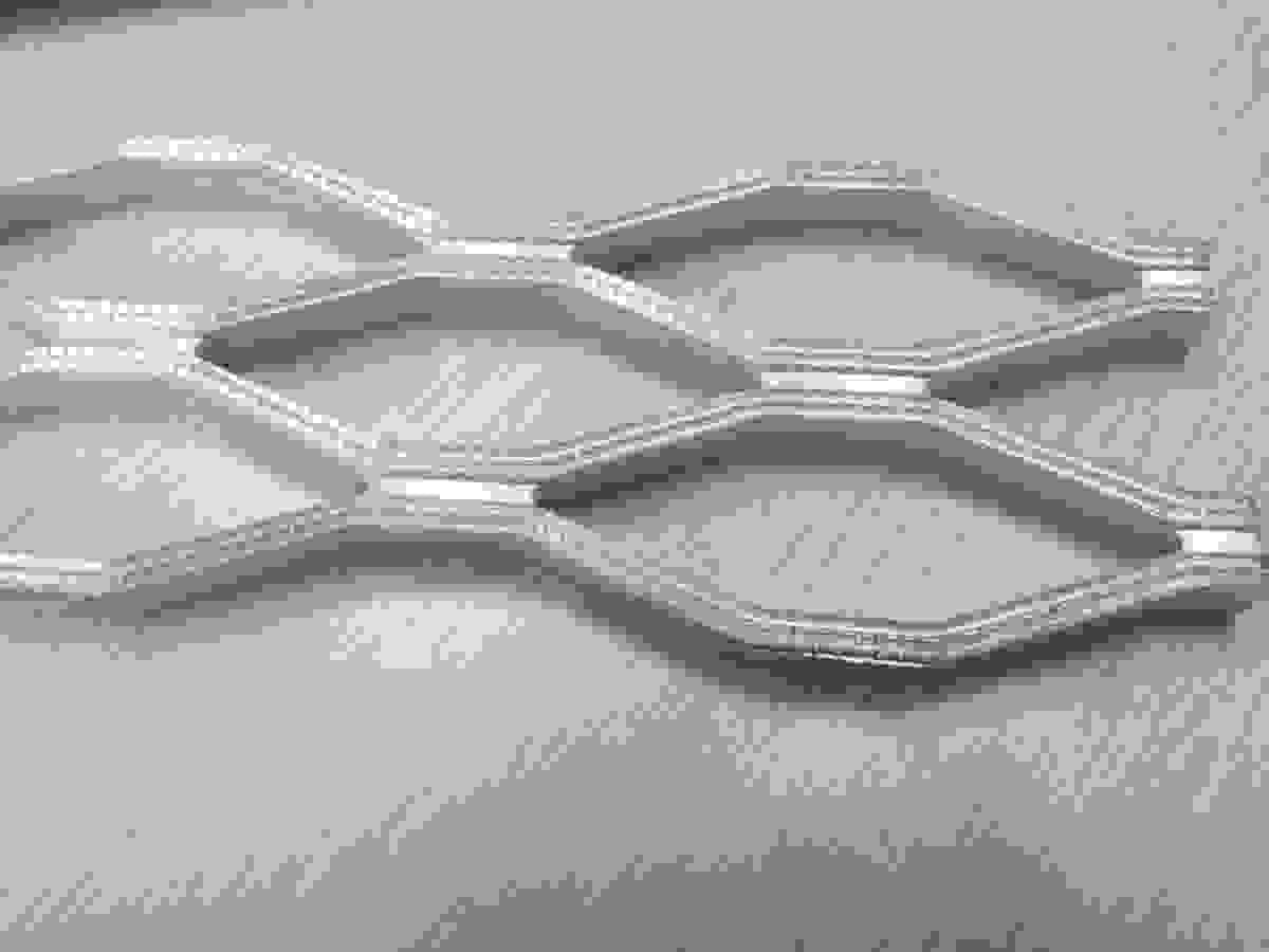 Knurled walkway mesh Knurled walkway mesh