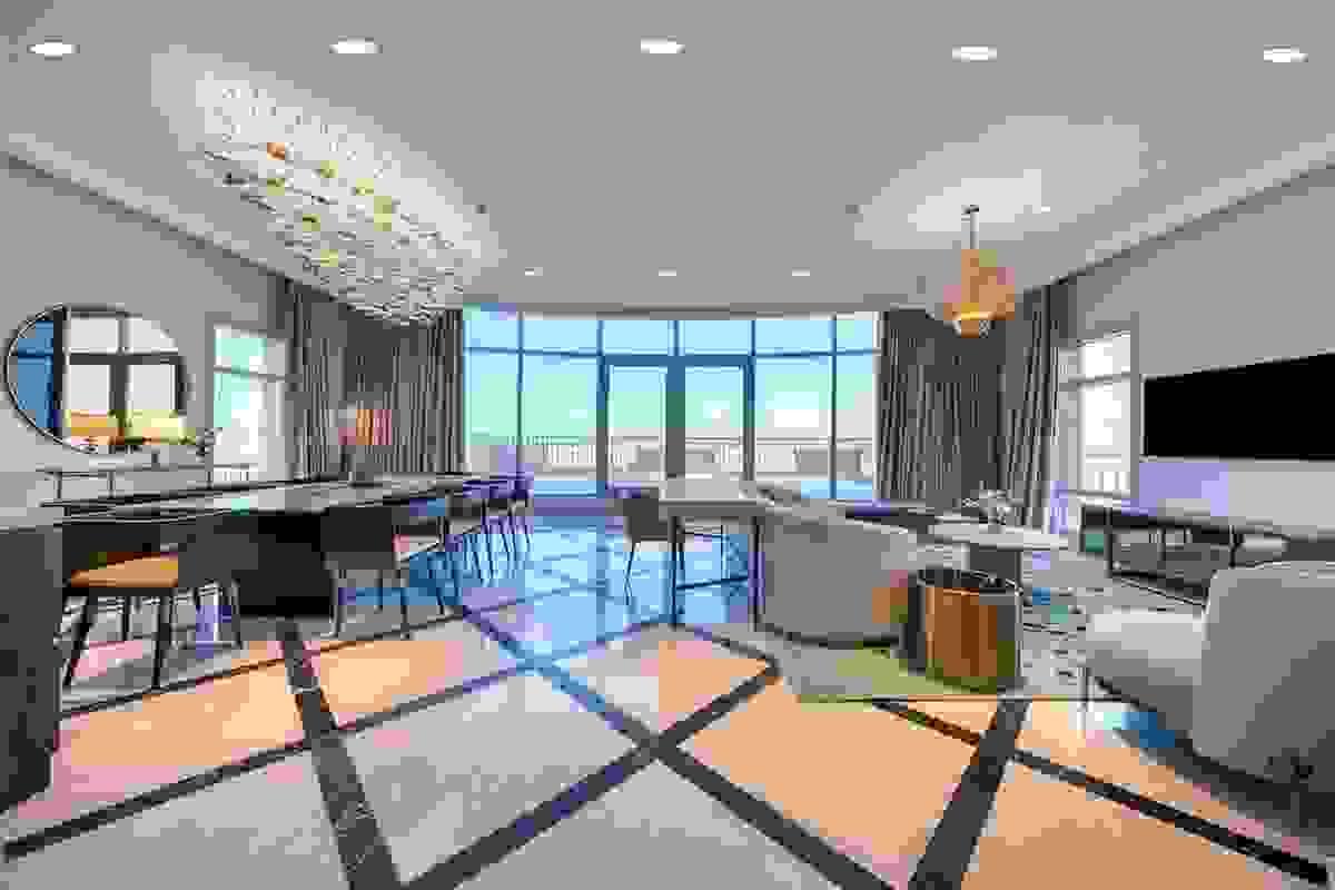 Custom presidential suite furniture manufactured by Moontree for a luxury hotel project Custom presidential suite furniture manufactured by Moontree for a luxury hotel project