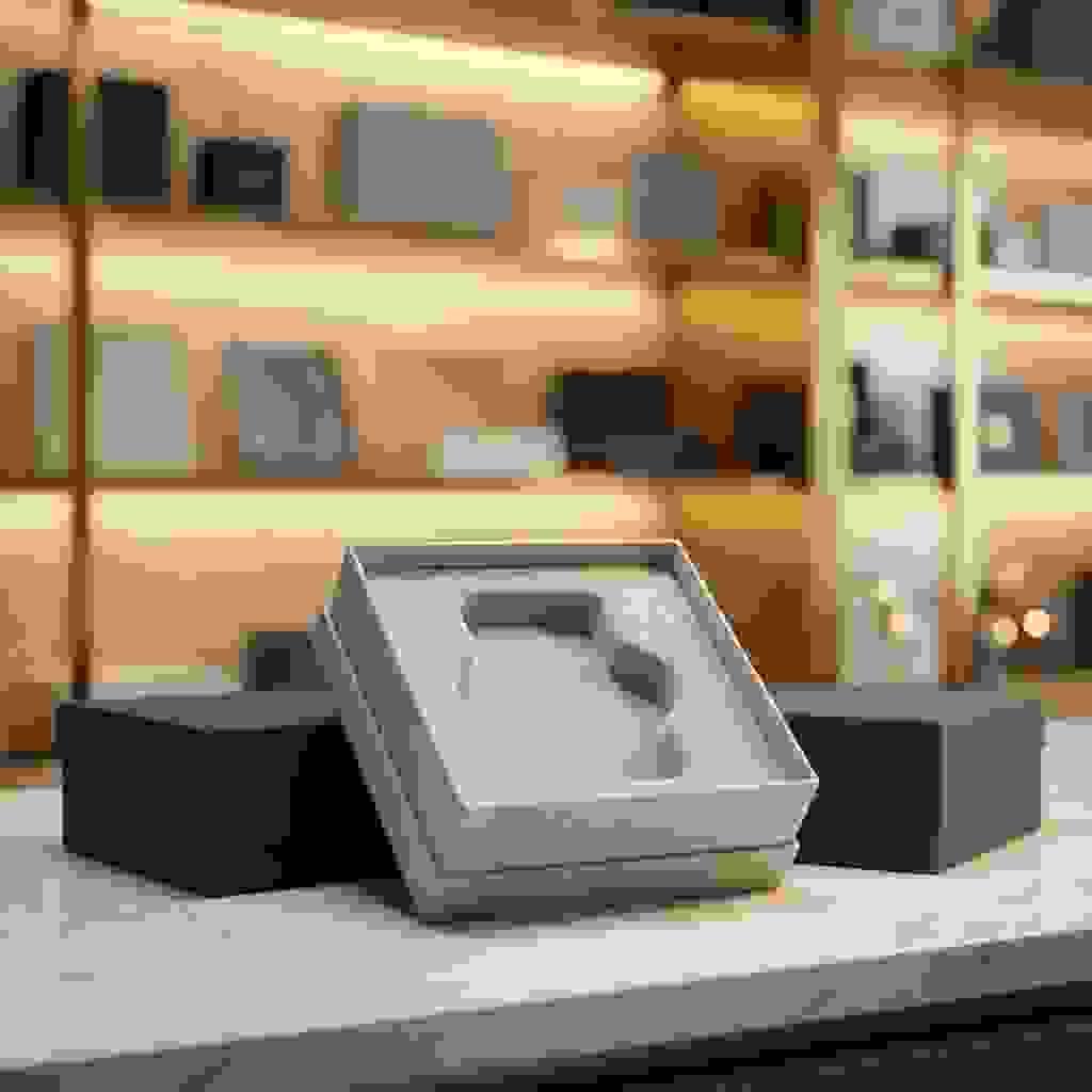 Open rigid box with a soft PU foam insert designed for cushioning and protection. Open rigid box with a soft PU foam insert designed for cushioning and protection.