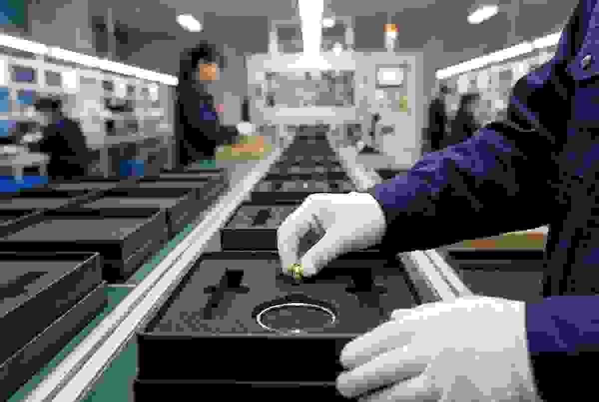 EVA insert for jewelry packaging shown in factory environment, providing precise fit and secure protection for rings, necklaces, and delicate fashion accessories. EVA insert for jewelry packaging shown in factory environment, providing precise fit and secure protection for rings, necklaces, and delicate fashion accessories.