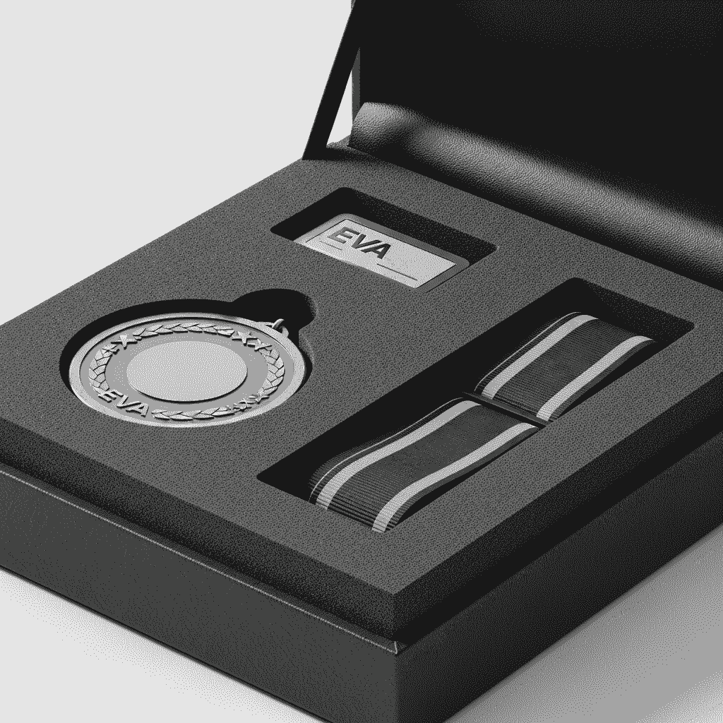 EVA insert for custom medal boxes EVA insert for custom medal boxes