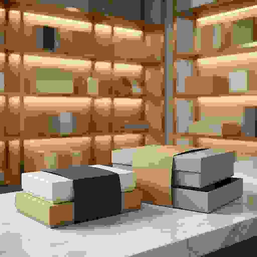 Multi-pack packaging sleeves designed to hold two boxes together as a bundled set on a marble counter. Multi-pack packaging sleeves designed to hold two boxes together as a bundled set on a marble counter.