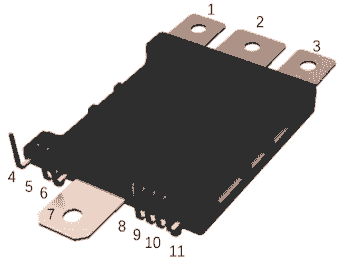 Dual-sided heat dissipation, with the thermal resistance reduced by approximately 50%. Dual-sided heat dissipation, with the thermal resistance reduced by approximately 50%.