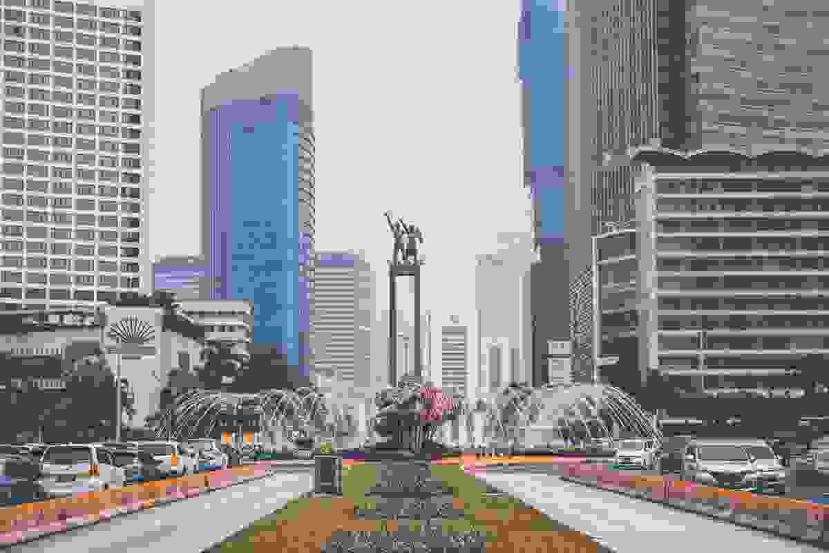 Welcome Monument Tugu Selamat Datang in Jakarta, Java, Indonesia