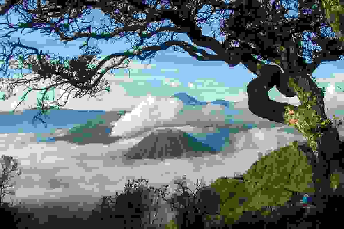View of Mount Bromo, Surabaya, Java, Indonesia