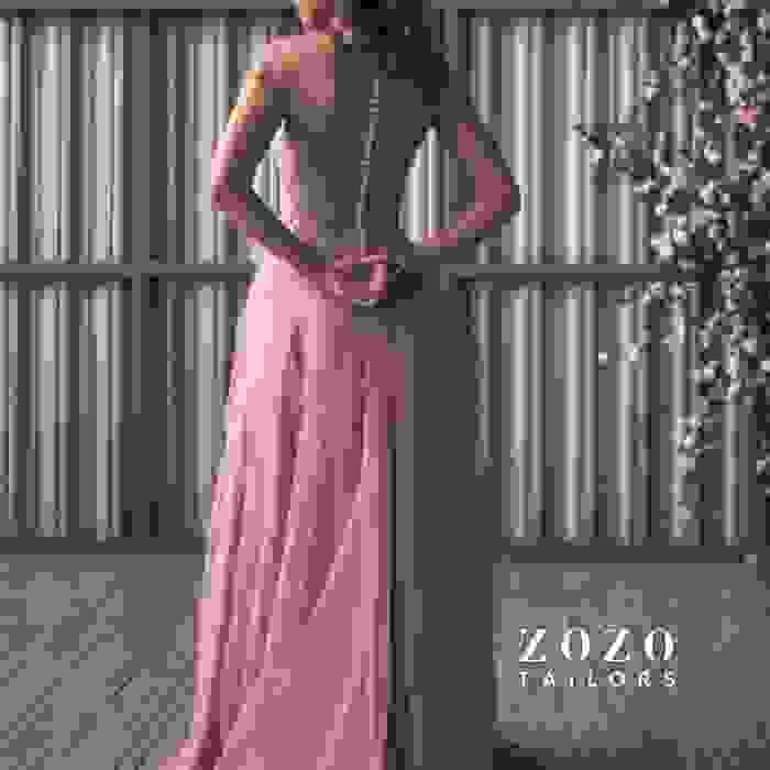 Blush pink evening gown — tailored for gala events and unforgettable nights.