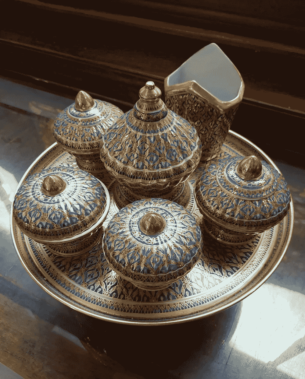decorative-arabic-tea-trays-geometric-pattern decorative-arabic-tea-trays-geometric-pattern