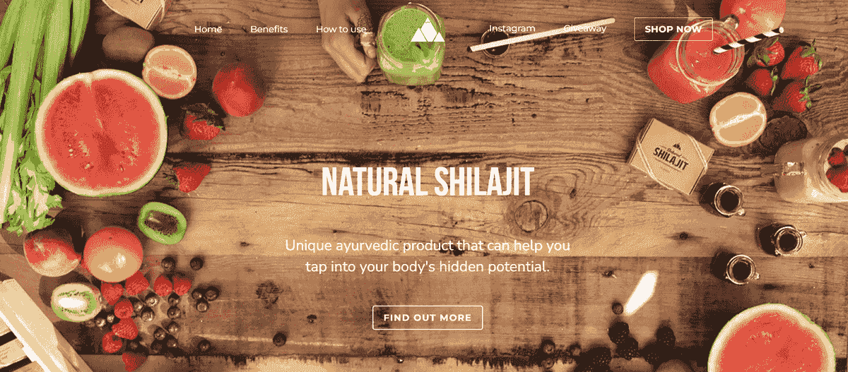 Reklama na Shilajit