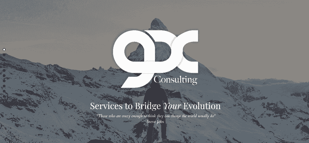 Menu navigasi situs web GDC
