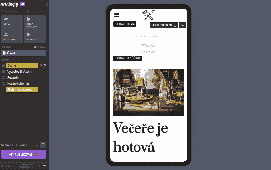 Jak používat Strikingly pro zapojení na sociálních sítích – optimalizujte pro mobilní zařízení