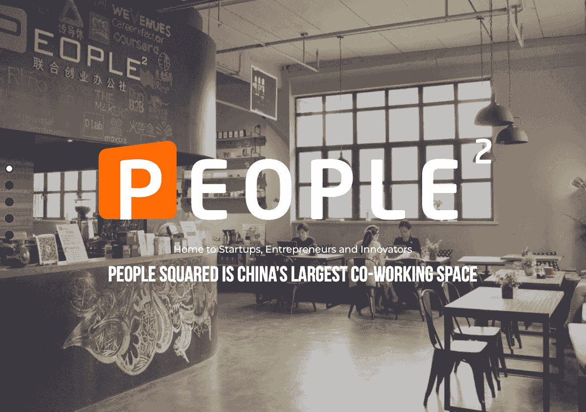 Šablona coworkingového prostoru od Strikingly