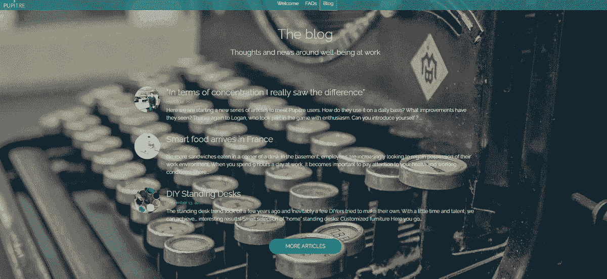 Hindari kesalahan blogging seperti Pupitre