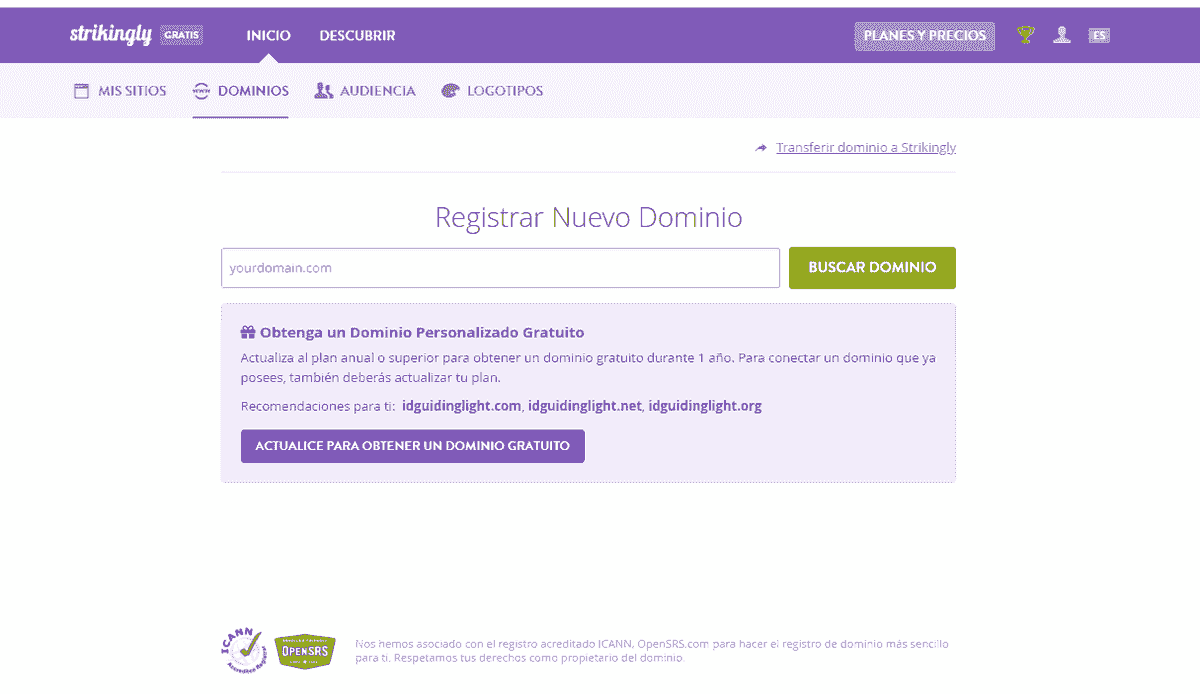 Recomendaciones de dominio sorprendentes