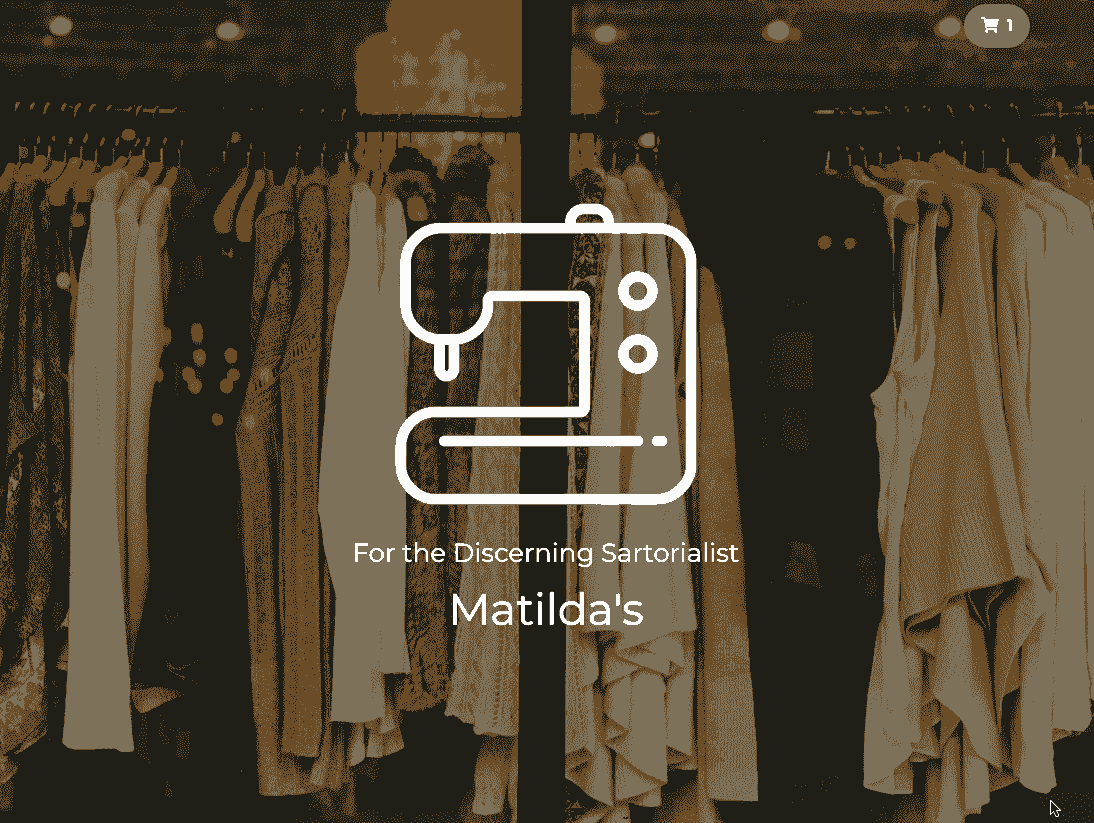 Plantilla de tienda en perspectiva