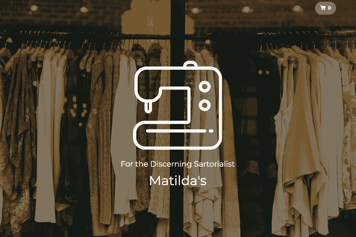 Template Matilda dari Strikingly