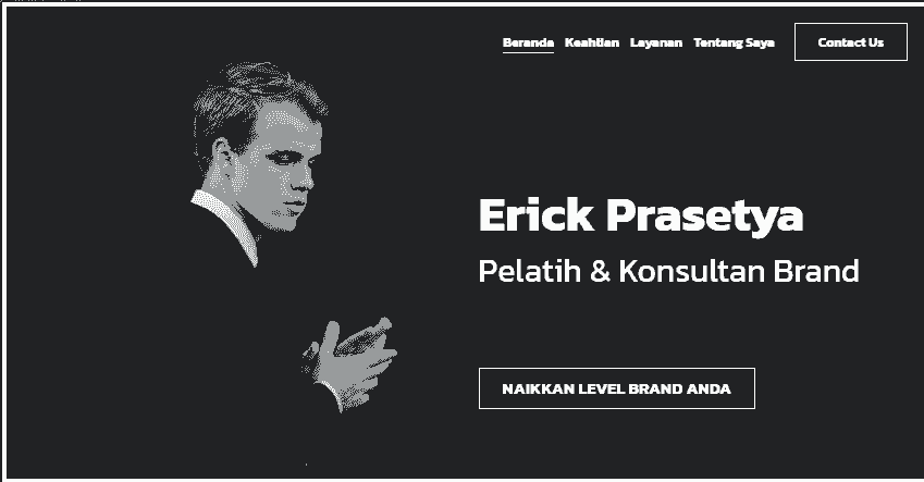 Templat Situs Web Pembicara Pelatih Merek dari Strikingly