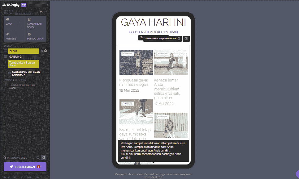 Bagaimana Strikingly Dapat Membantu Meningkatkan Pemasaran B2B Anda Dengan Keunggulan SEO - Responsivitas Seluler