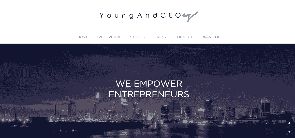 CEO e-commerce se Strikingly