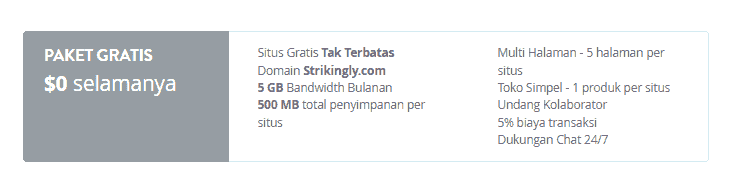 Bagaimana Cara Strikingly Dengan Pemasaran Beranggaran Terbatas - Paket Strikingly Gratis