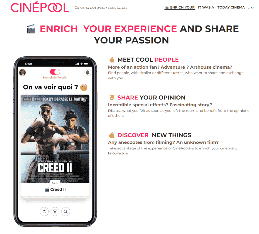 Ide gulungan Instagram seperti Cinepool