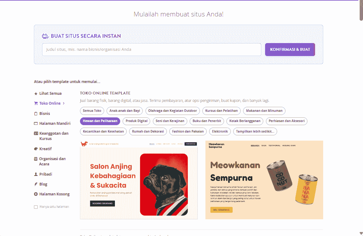 Memanfaatkan Strikingly Untuk Membuat Situs Web Menarik Untuk Blog Keuangan - Pilih Template yang Ramah Keuangan