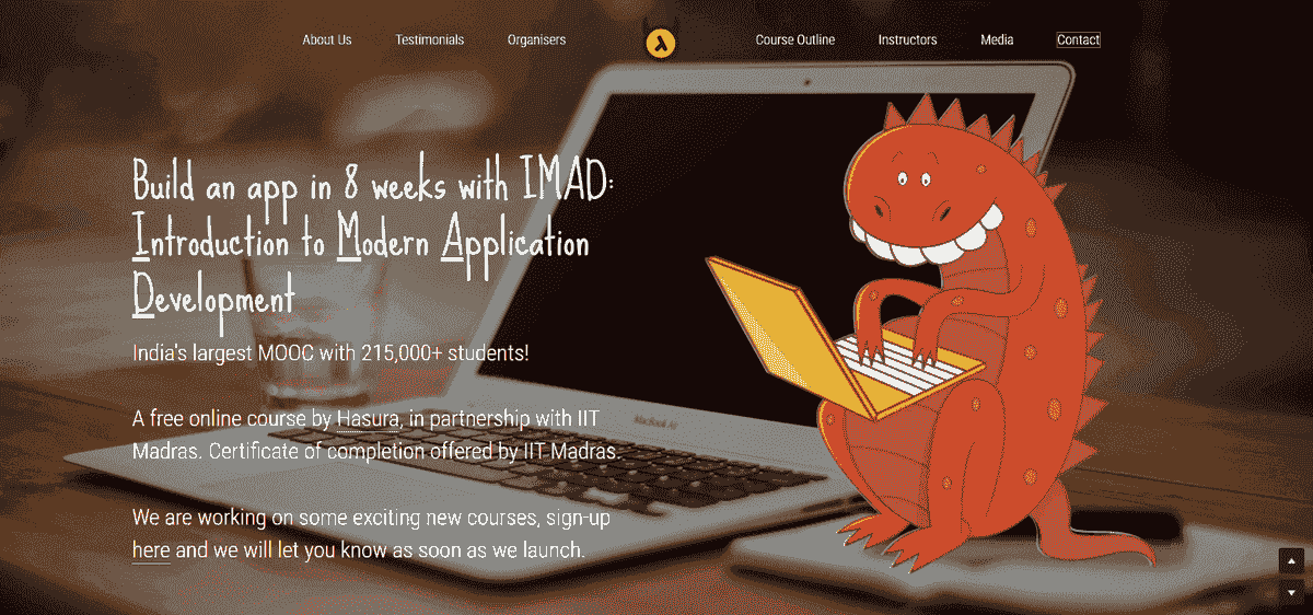 IMAD e-commerce se Strikingly