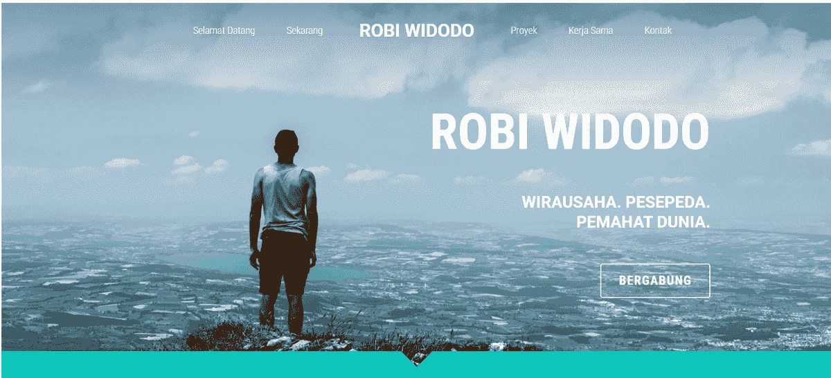 Template Jaringan Pribadi Cerah dari Strikingly