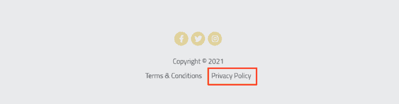 Fitur Kebijakan Privasi yang Mencolok