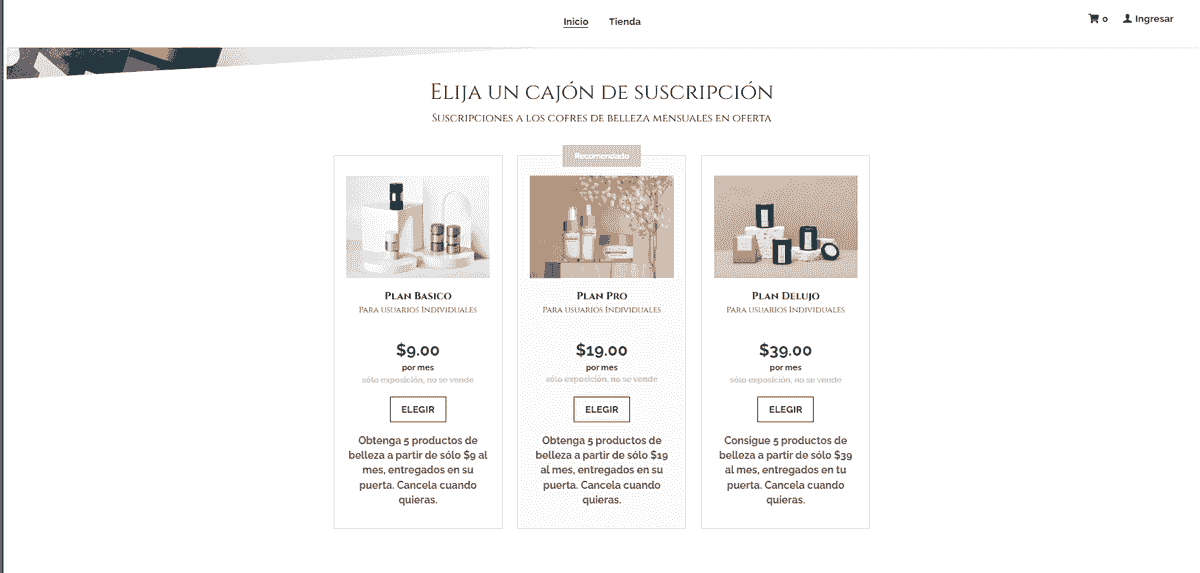 Característica de estilos sorprendentes