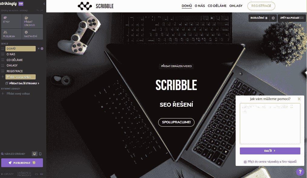 Komplexní strategie Strikingly pro úspěšný online prodej řemesel - Zákaznická podpora