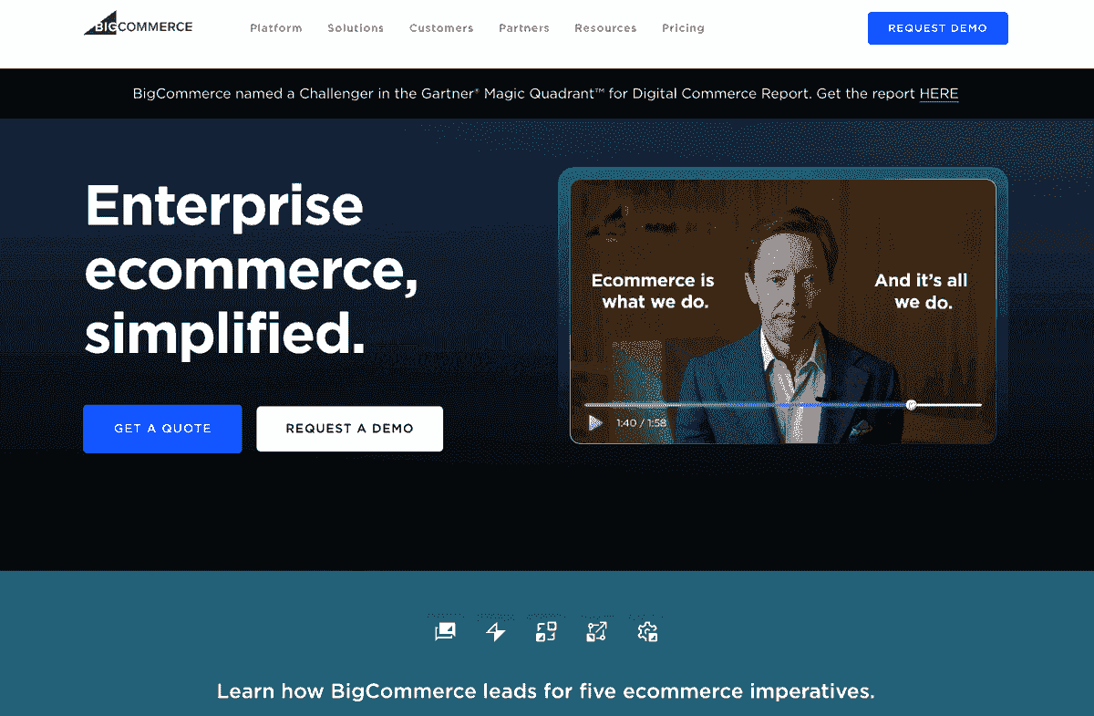 Big Commerce: Platform E-commerce