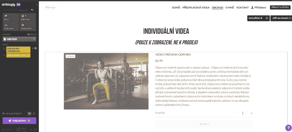 Jak vám může Strikingly pomoci s fitness reklamou - online rezervace a plánování