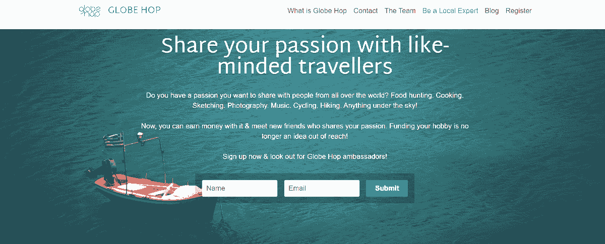 Pelanggan email Globehop
