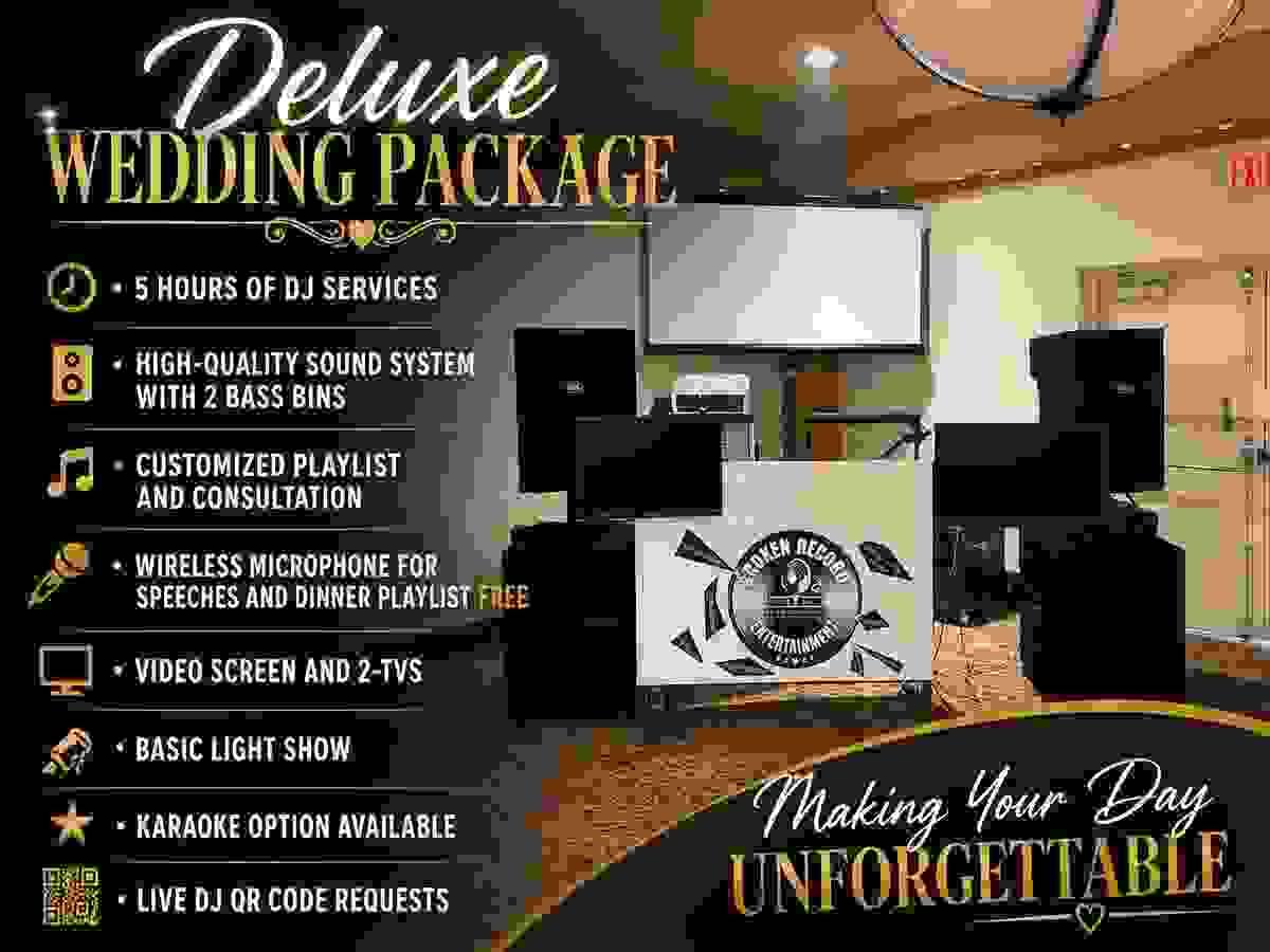 Make your special day unforgettable with our wedding DJ services. We work closely with couples to curate a personalized playlist that captures their unique love story and creates memorable moments on the dance floor. Weddings What We Offer DJ services Corporate private Club Wedding Make your special day unforgettable with our wedding DJ services. We work closely with couples to curate a personalized playlist that captures their unique love story and creates memorable moments on the dance floor. Weddings What We Offer DJ services Corporate private Club Wedding