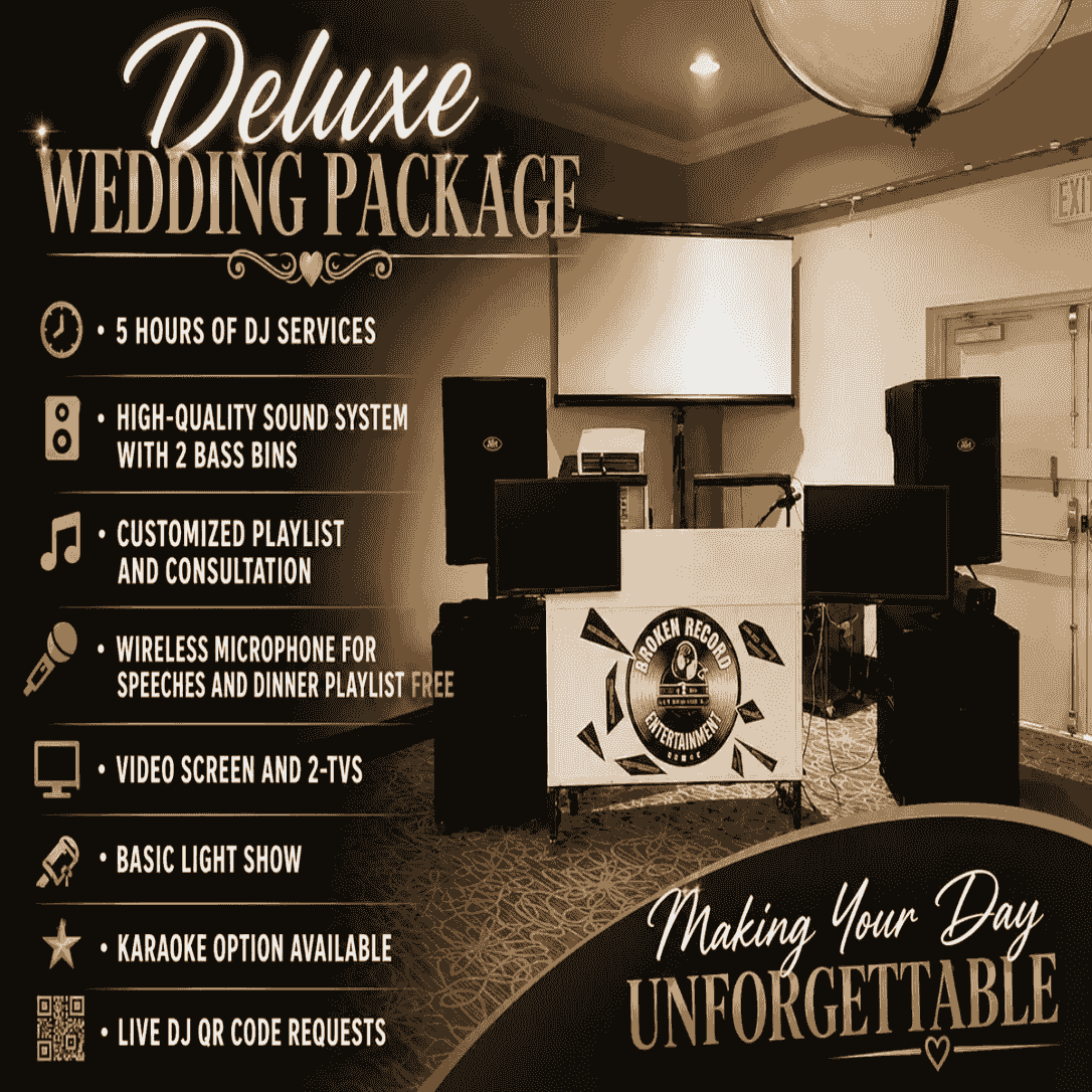 Make your special day unforgettable with our wedding DJ services. We work closely with couples to curate a personalized playlist that captures their unique love story and creates memorable moments on the dance floor. Weddings What We Offer DJ services Corporate private Club Wedding Make your special day unforgettable with our wedding DJ services. We work closely with couples to curate a personalized playlist that captures their unique love story and creates memorable moments on the dance floor. Weddings What We Offer DJ services Corporate private Club Wedding