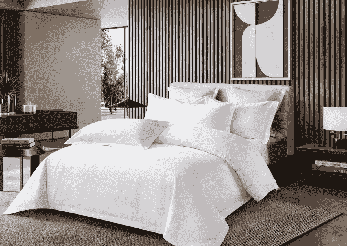 我们提供多种床上织物,包括100%棉、缎面和斜纹等,确保您享受舒适的睡眠体验。 优质床上用品 我们提供的服务 Hotel Fabrics
• Bedding fabrics (TC, 100% cotton, sateen, percale, etc.)
• Custom woven patterns
• Various thread counts available
• Project-based customization
Hotel Bedding
• Bed sheets
• Duvet covers
• Pillowcases
• Mattress protectors
Towels
• Bath towels
• Hand towels
• Face towels
• Pool towels
• Various GSM options
Down Products
• Duvets
• Pillows
• Mattress toppers
• Different filling options available 只需要简单网站,不需要数据库,不需要订单 不需要商城,只单纯做宣传 我们提供多种床上织物,包括100%棉、缎面和斜纹等,确保您享受舒适的睡眠体验。 优质床上用品 我们提供的服务 Hotel Fabrics
• Bedding fabrics (TC, 100% cotton, sateen, percale, etc.)
• Custom woven patterns
• Various thread counts available
• Project-based customization
Hotel Bedding
• Bed sheets
• Duvet covers
• Pillowcases
• Mattress protectors
Towels
• Bath towels
• Hand towels
• Face towels
• Pool towels
• Various GSM options
Down Products
• Duvets
• Pillows
• Mattress toppers
• Different filling options available 只需要简单网站,不需要数据库,不需要订单 不需要商城,只单纯做宣传