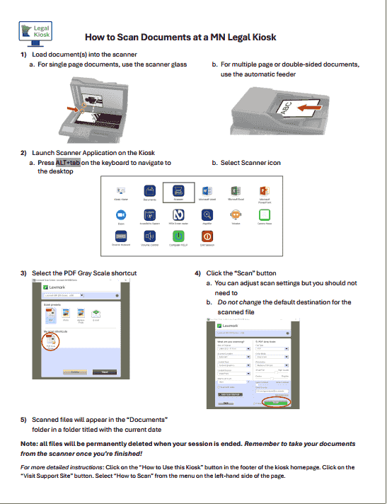 How-To Guides - Legal Kiosk Project