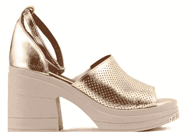 Gold Evening Sandals