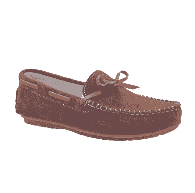 Brown Suede Moccasins