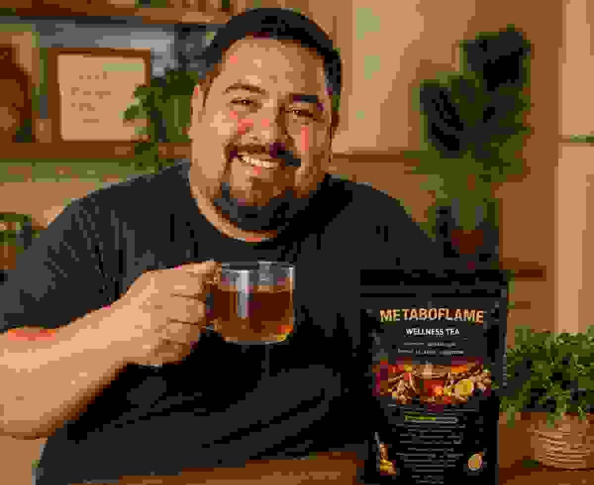 — Jessica Parker “I appreciate that MetaboFlame is caffeine-free and made with natural ingredients. It's the perfect evening ritual for me.” Join the countless individuals who have transformed their health with MetaboFlame MetaboFlame is a powerful herbal tea infusion designed to ignite your metabolism, support digestion, and help you feel lighter, more energized, and in control of your health. Made with a carefully selected blend of natural ingredients, it works with your body to promote fat-burning, balance blood sugar levels, and improve overall wellness.
Whether you’re starting your day or winding down at night, MetaboFlame fits effortlessly into your routine—helping you build healthier habits one cup at a time.
No caffeine. No artificial additives. Just pure, natural support for your body. — Jessica Parker “I appreciate that MetaboFlame is caffeine-free and made with natural ingredients. It's the perfect evening ritual for me.” Join the countless individuals who have transformed their health with MetaboFlame MetaboFlame is a powerful herbal tea infusion designed to ignite your metabolism, support digestion, and help you feel lighter, more energized, and in control of your health. Made with a carefully selected blend of natural ingredients, it works with your body to promote fat-burning, balance blood sugar levels, and improve overall wellness.
Whether you’re starting your day or winding down at night, MetaboFlame fits effortlessly into your routine—helping you build healthier habits one cup at a time.
No caffeine. No artificial additives. Just pure, natural support for your body.
