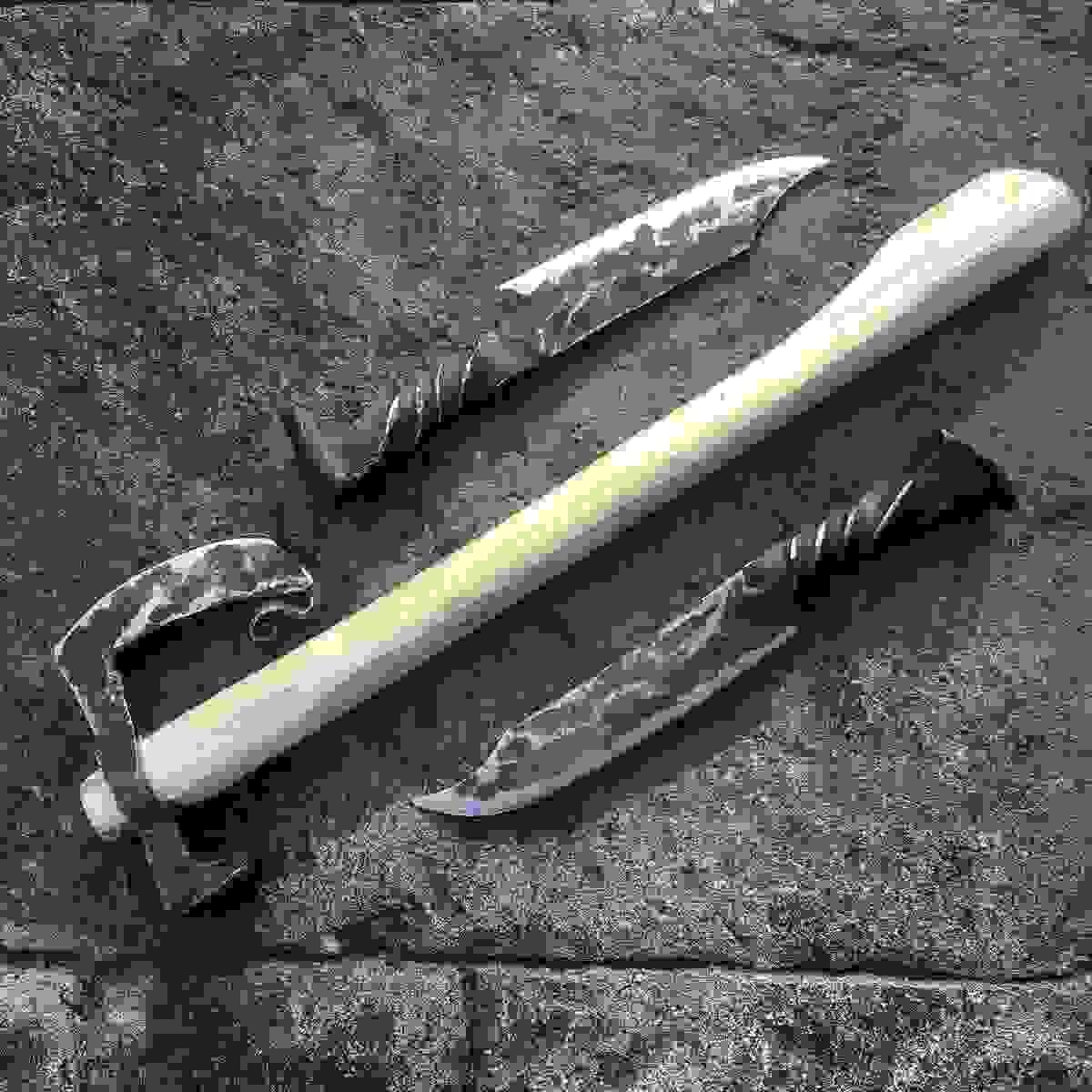 Explore our custom blacksmithing services, where traditional techniques meet modern design to create stunning metalwork for any purpose. Artisan Blacksmithing What We Offer The Ukrainian Viking offers custom laser engraving, leatherwork, and blacksmithing along with sublimation services. 

would like a site that has an contact portion, gallery and bio page