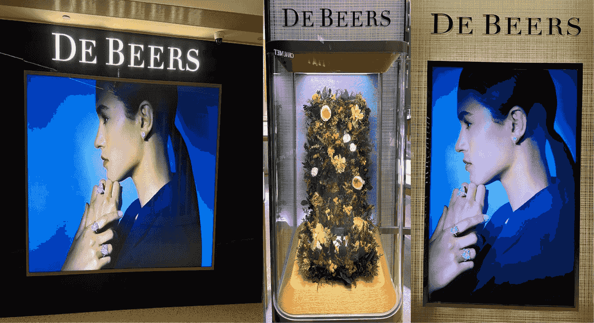 DE BEERS Window Display DE BEERS Window Display