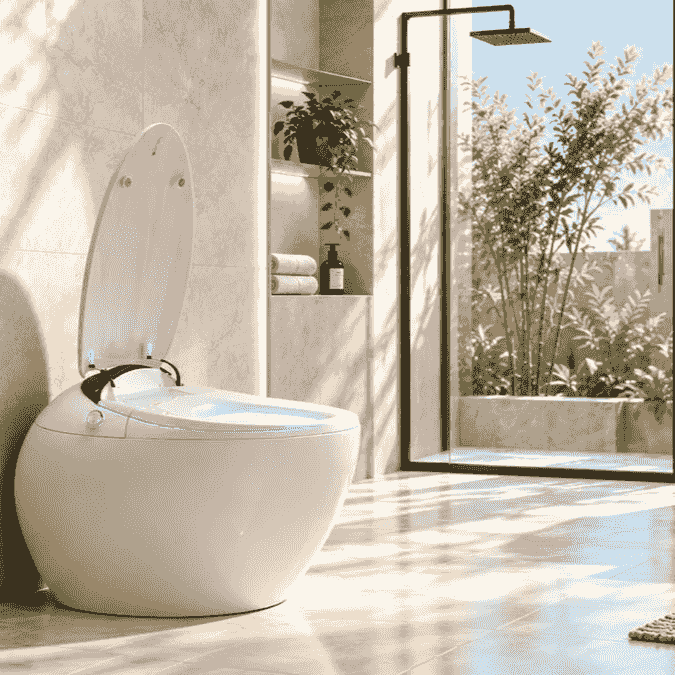 Enjoy effortless operation with sensor-activated fixtures that promote cleanliness and convenience in your bathroom. Touchless Technology Our Innovations Kasilyas Bathroom Fixtures is redefining modern living with innovative bathroom solutions, starting with smart toilets seamlessly integrated with advanced technology. Our mission is to bring intelligent design and cutting-edge functionality into everyday fixtures, transforming bathrooms into spaces of comfort, efficiency, and sophistication. Enjoy effortless operation with sensor-activated fixtures that promote cleanliness and convenience in your bathroom. Touchless Technology Our Innovations Kasilyas Bathroom Fixtures is redefining modern living with innovative bathroom solutions, starting with smart toilets seamlessly integrated with advanced technology. Our mission is to bring intelligent design and cutting-edge functionality into everyday fixtures, transforming bathrooms into spaces of comfort, efficiency, and sophistication.