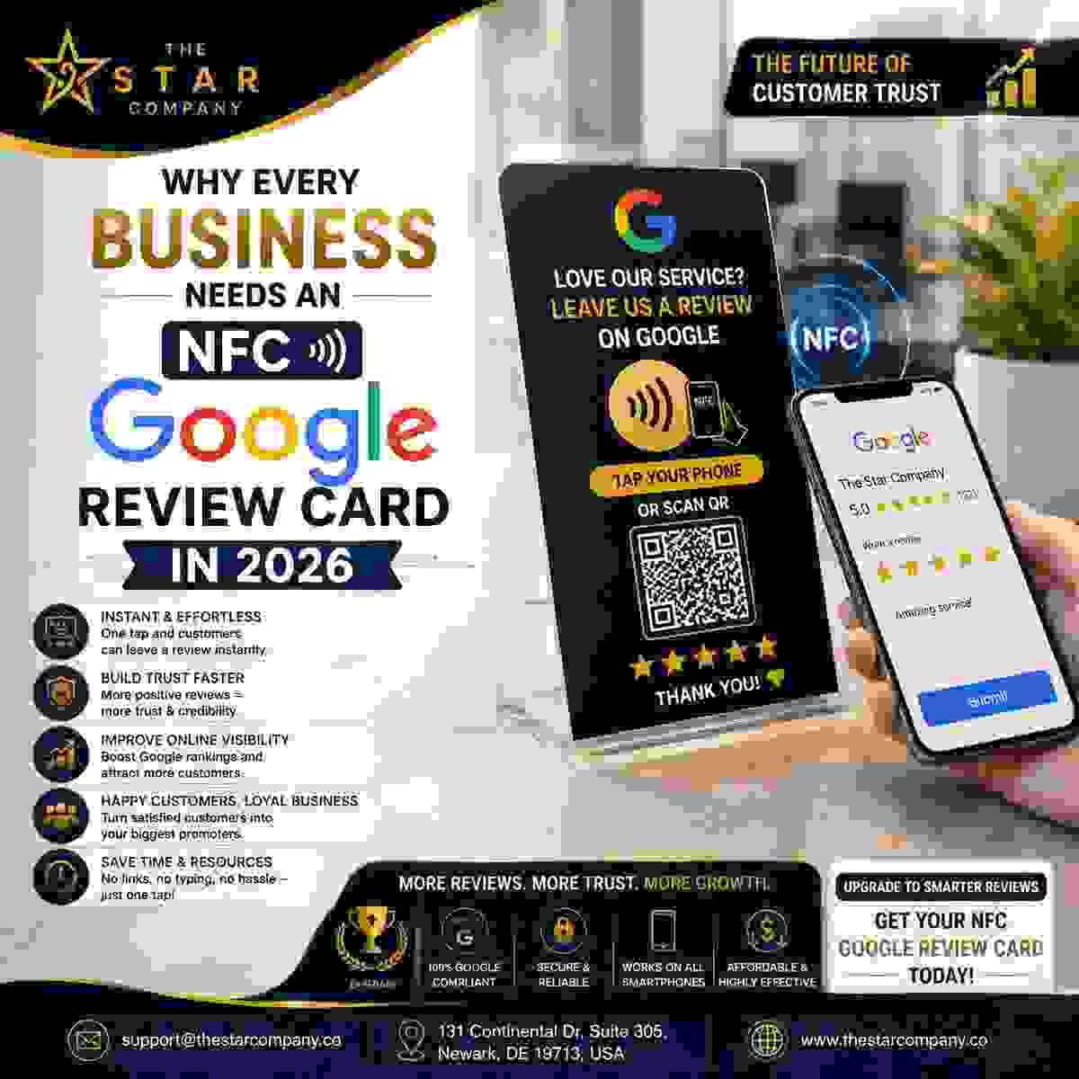 Google Review Card for Business
