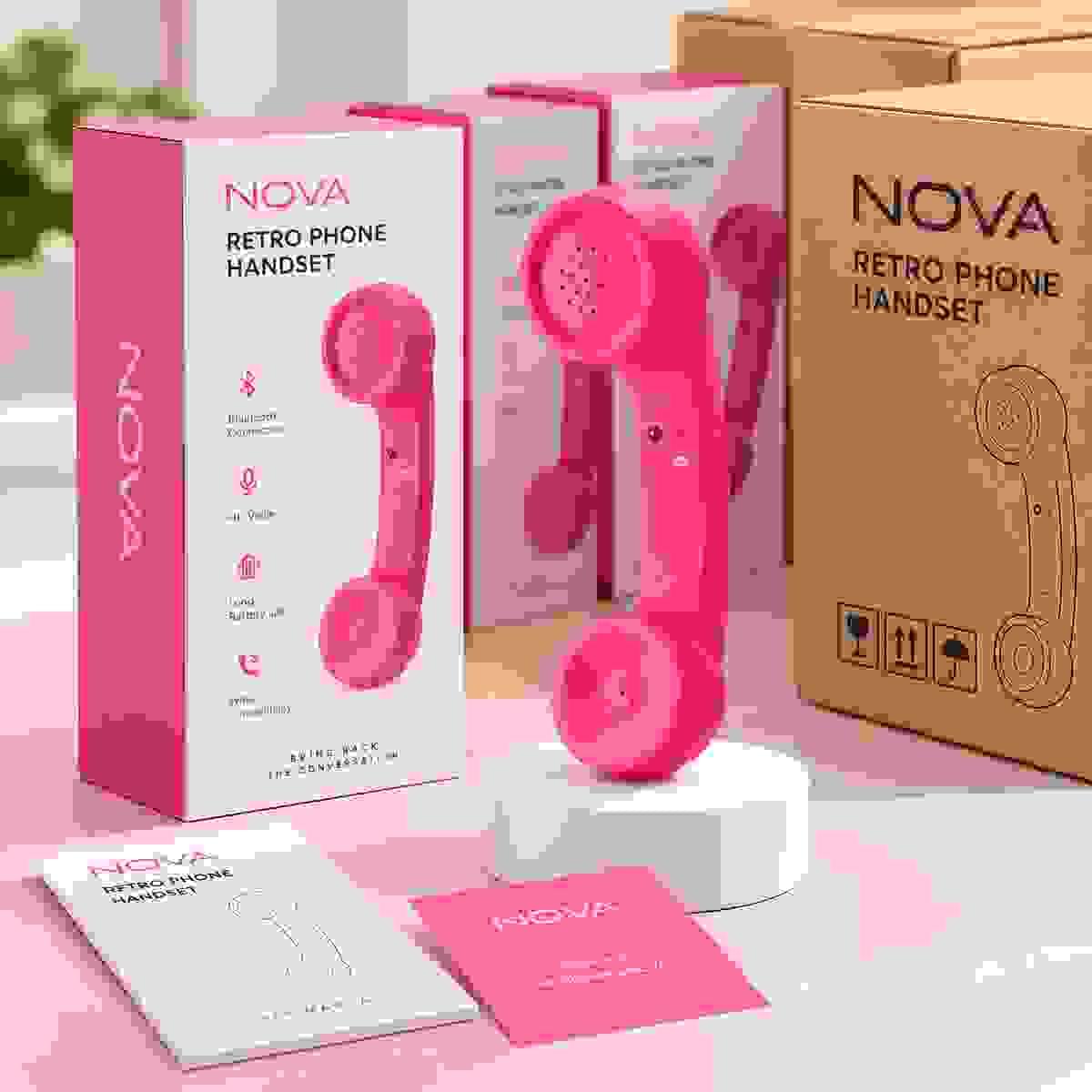 Private-label retro phone handset project with custom branded retail packaging, user manual, inserts and bulk shipping cartons for OEM and ODM production Private-label retro phone handset project with custom branded retail packaging, user manual, inserts and bulk shipping cartons for OEM and ODM production
