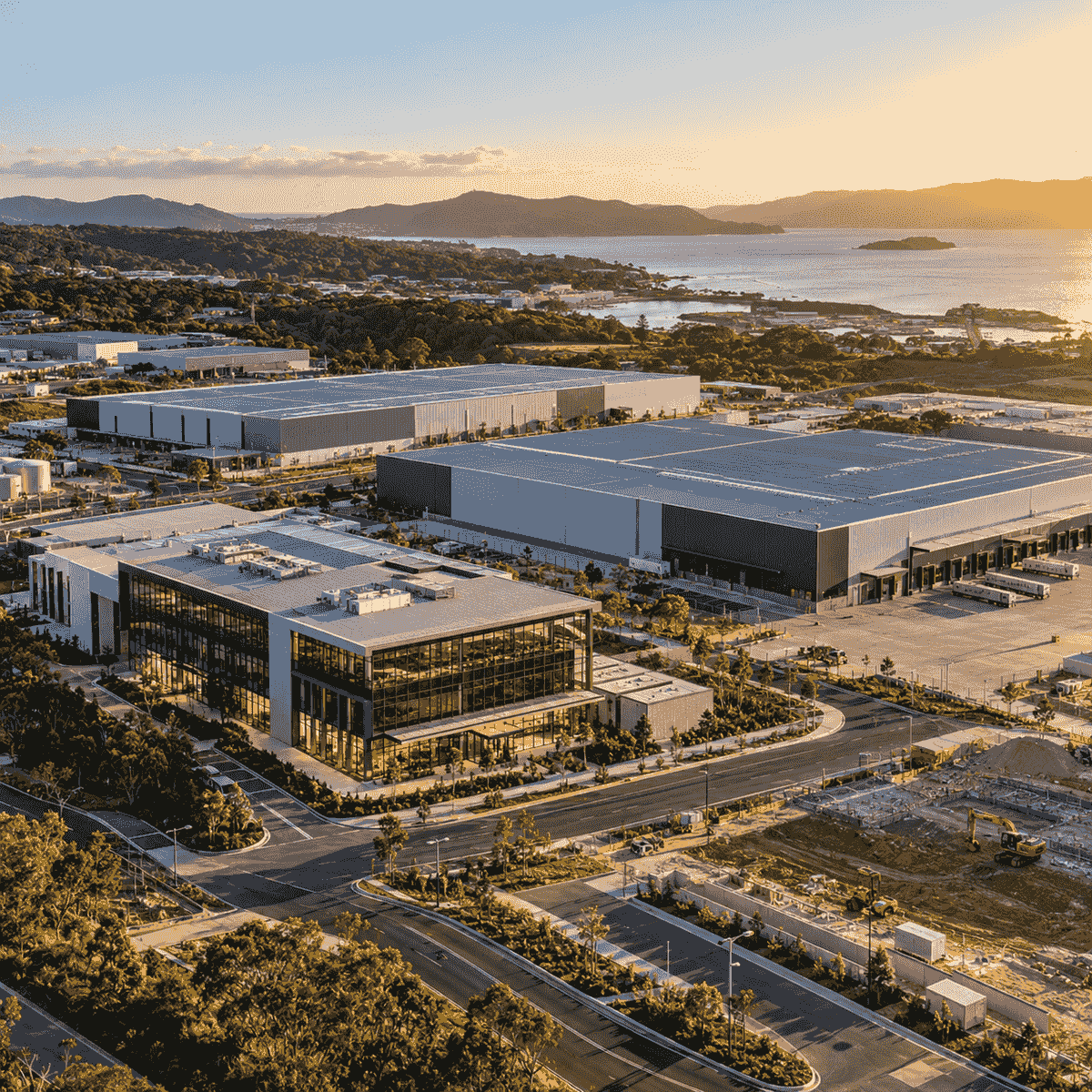 Illustrative industrial development campus — project opportunities and resource needs. Illustrative industrial development campus — project opportunities and resource needs.