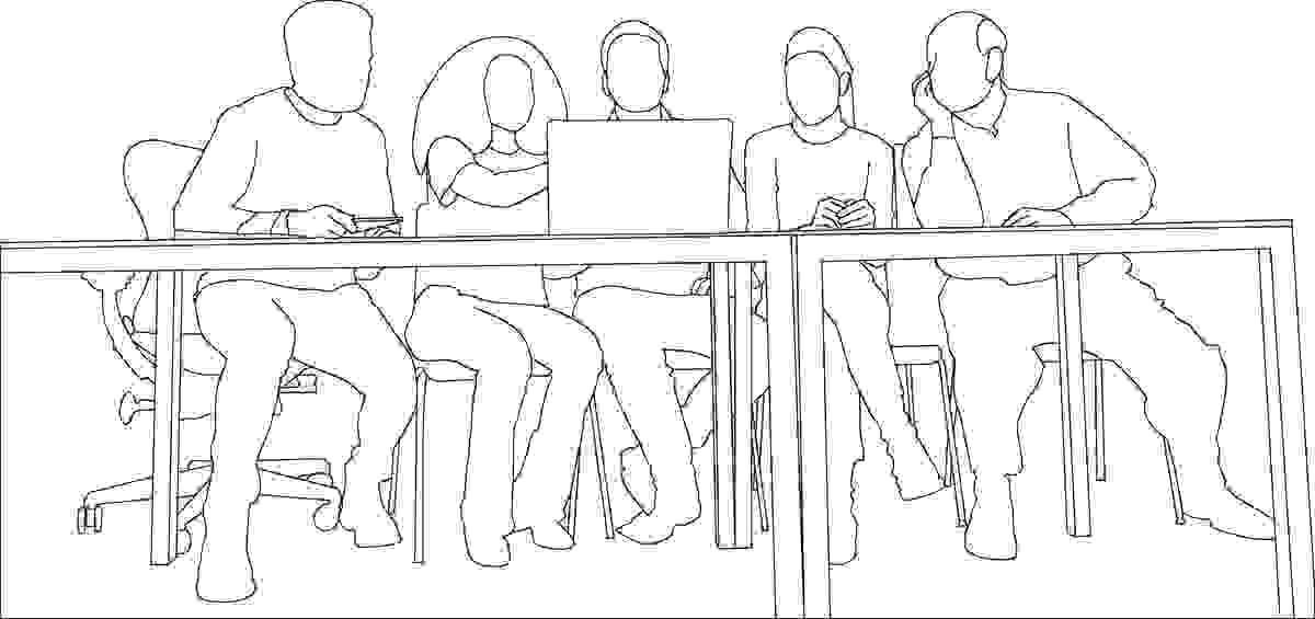 Une équipe travaille ensemble pour améliorer leur quotidien Une équipe travaille ensemble pour améliorer leur quotidien