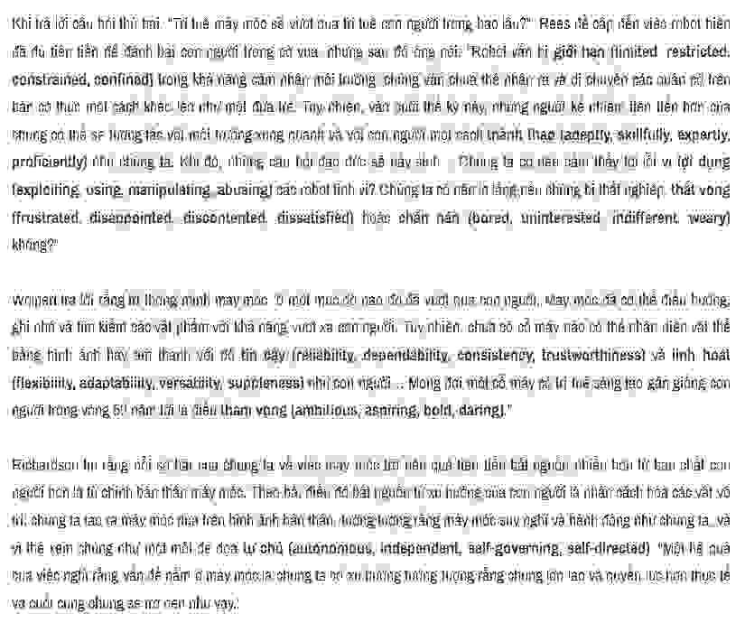 Robots and us: Đề thi IELTS READING (IELTS Reading Practice Test)